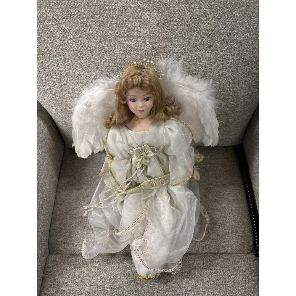 Angelica Porcelain Angel Doll – Heritage Signature – Display Ready – 18 Inch – 2